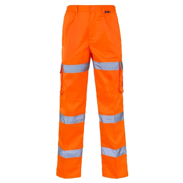 Picture of Supertouch Hi Vis 3 Band Combat Trousers
