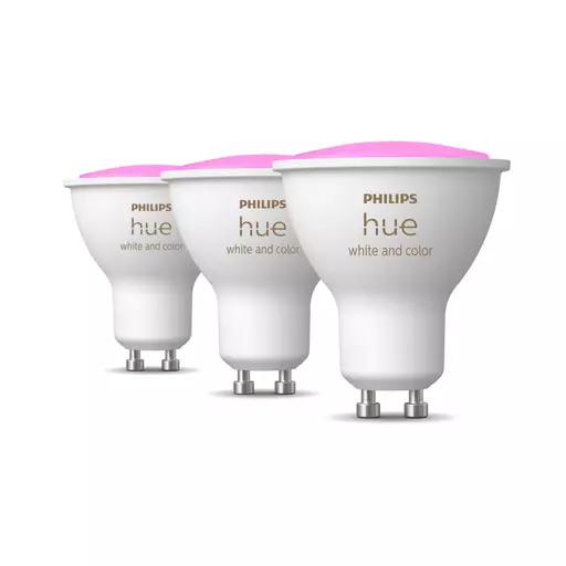 Philips Hue White and colour ambience GU10 – smart spotlight – (3-pack)