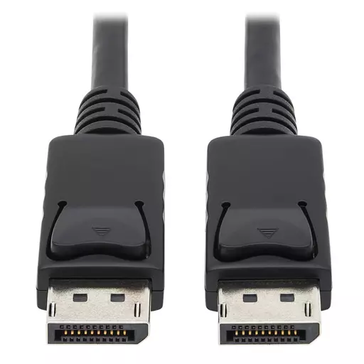 Tripp Lite P580-006 DisplayPort Cable with Latching Connectors, 4K 60 Hz (M/M), Black, 6 ft. (1.83 m)
