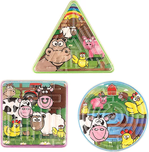 Farm Maze Puzzle - Pack of 96