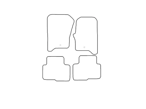 Land Rover Discovery Series 3 2004-2009 Tailored 3mm Rubber Mats