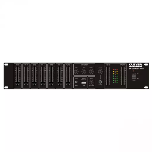 Clever Acoustics ZM107 Rackmount Audio Mixer
