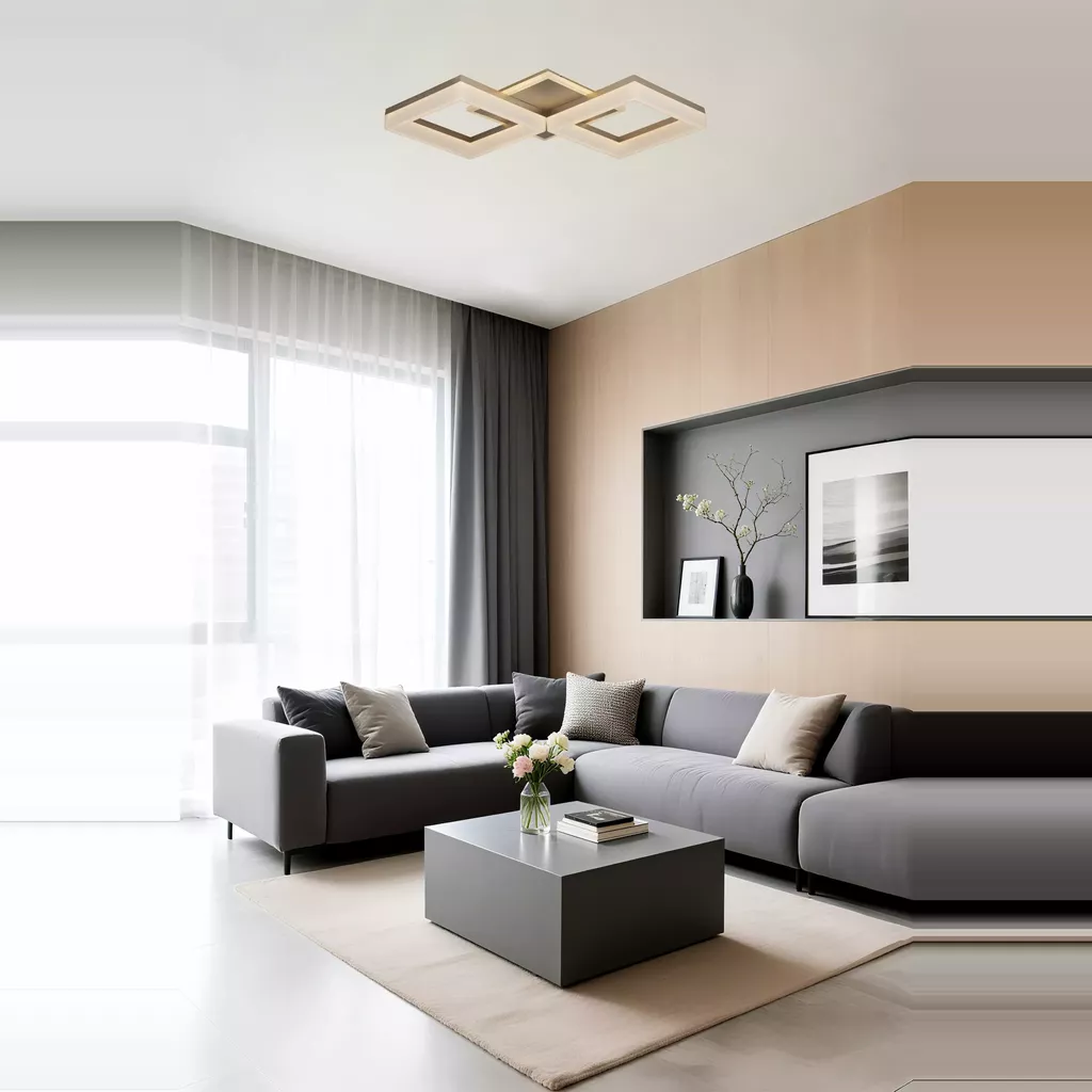 Image of a ceiling light in a living room for the blog How Retailers Can Build A Best-Selling Ceiling Light Collection Using Customer Buying Data