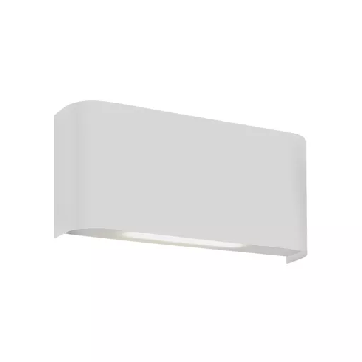 Match Box 2Lt Up/Down Wall Light - White Metal
