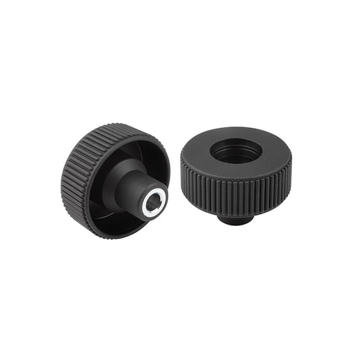 K0260 Knurled Knobs Without Cap Reamed Bush Form E Size 6-10mm