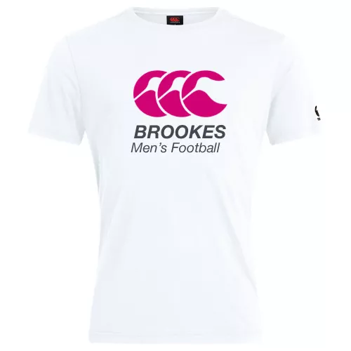 Oxford Brookes University Men's Football Senior Plain Cotton Tee