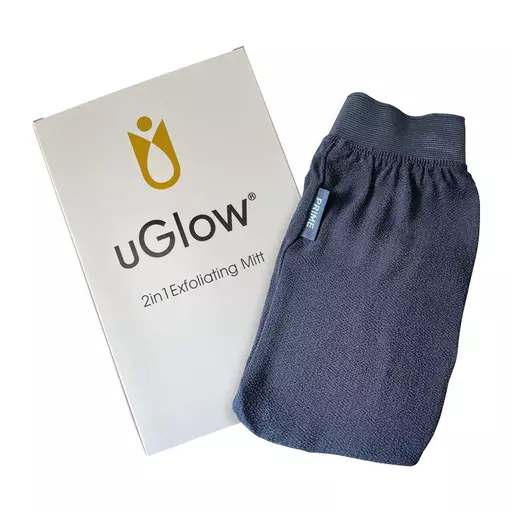 uGlow 2 in 1 Exfoliating Mitt