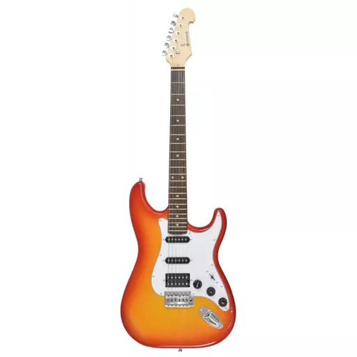 Chord CAL64-CS Electric Guitar HSS Pickups - Cherryburst