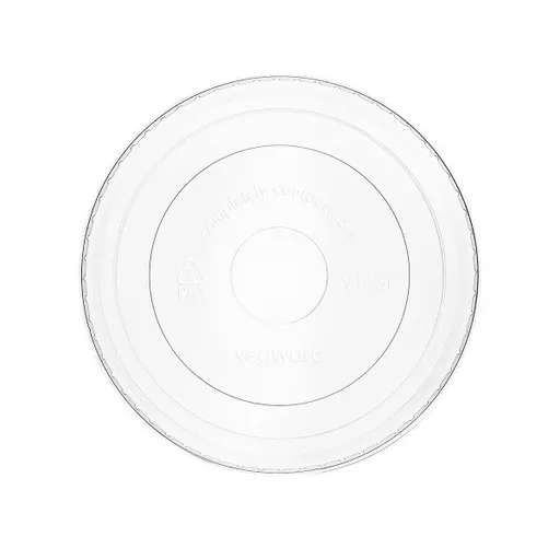 VEGWARE 115-SERIES FLAT PLA COLD LID - (1X500)
