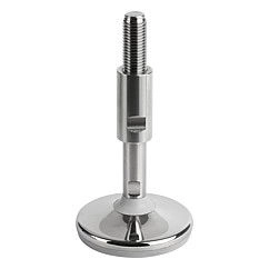 K0741 - Swivel Feet In Stainless Steel For Sterile Areas Size M10-M24