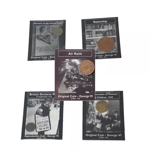 5 x Replica WW2 Coins