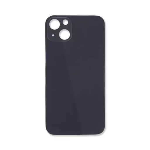 Back Glass (Big Hole) (No Logo) (Midnight) (CERTIFIED)- For iPhone 13