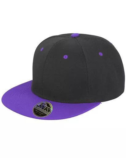 Bronx Original Flat Peak Snap Back Dual Colour Cap