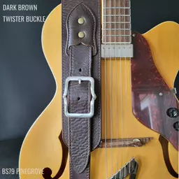 BS79 brown bright twister guitar strap Pinegrove ANNO 162806.jpg