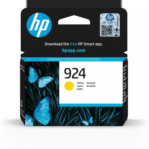 HP 4K0U5NE/924 Ink cartridge yellow, 400 pages ISO/IEC 19752 for HP OJ Pro 8120/e