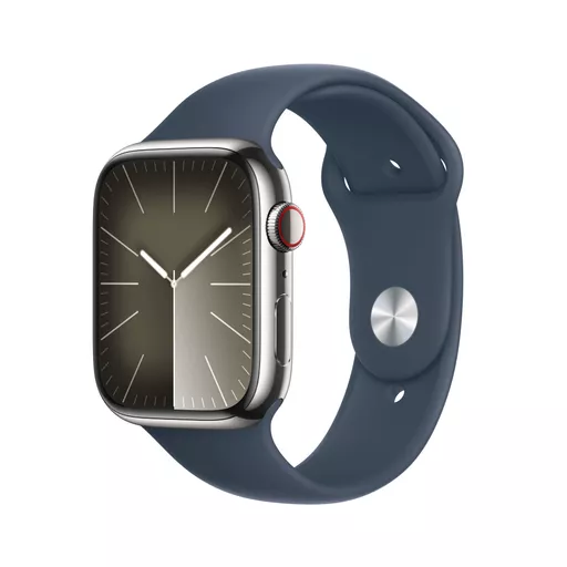 Apple Watch Series 9 45 mm Digital 396 x 484 pixels Touchscreen 4G Silver Wi-Fi GPS (satellite)