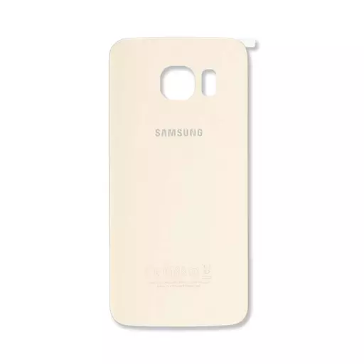Back Cover w/ Camera Lens (Service Pack) (Gold) - For Galaxy S6 Edge (G925)