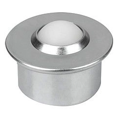 K0761 - Ball Rollers With Steel Housing & Plastic Ball