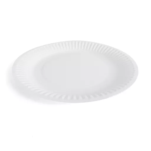 7" Paper Plate White