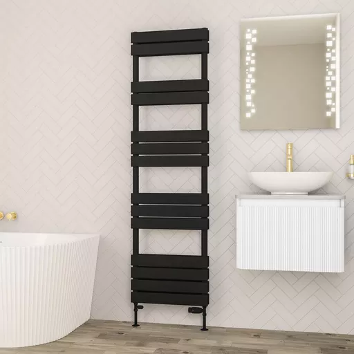 Addington II Towel Rail 1750 x 500 Type20 Matt Black
