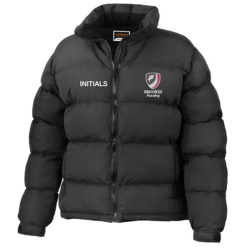 Oxford Brookes University Fencing Womens Puffa