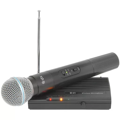QTX VHF Handheld Compact Wireless Microphone System