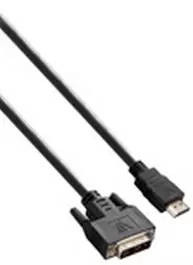 V7 HDMI DVI Cable (m/m) HDMI/DVI-D Dual Link black 2m