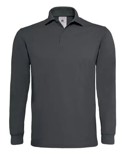 Heavymill Long Sleeved Polo Shirt