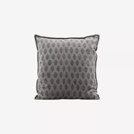 Cushion, Velv, Grey