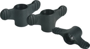 K0274 - Wing Grips Tapped Through Parts In Steel & Stainless Steel Size M4-M10