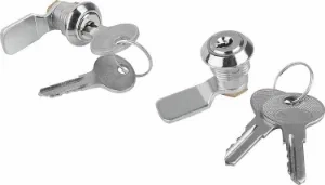 K0520 - Cabinet Latch With Cylinder Quarter Turn Version