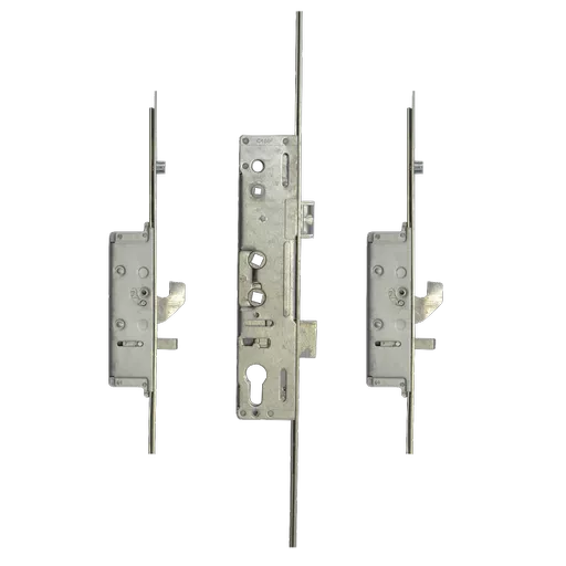 LOCKMASTER Lever Operated Latch & Deadbolt Twin Spindle - 2 Hook 2 Anti-Lift 2 Roller