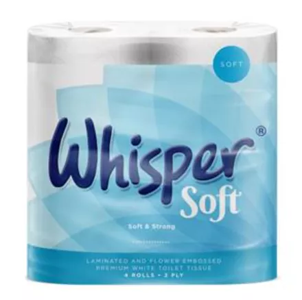 Whisper Luxury 3-Ply Toilet Roll