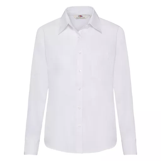 Ladies' Long Sleeve Poplin Shirt