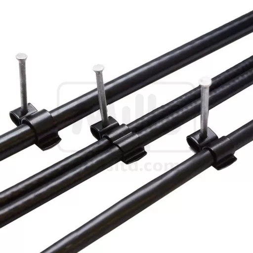 HellermannTyton Fire Resistant Metal Nail Clips - Pack of 50