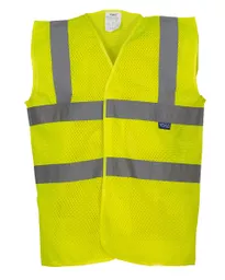 Hi-Vis Open Mesh Waistcoat
