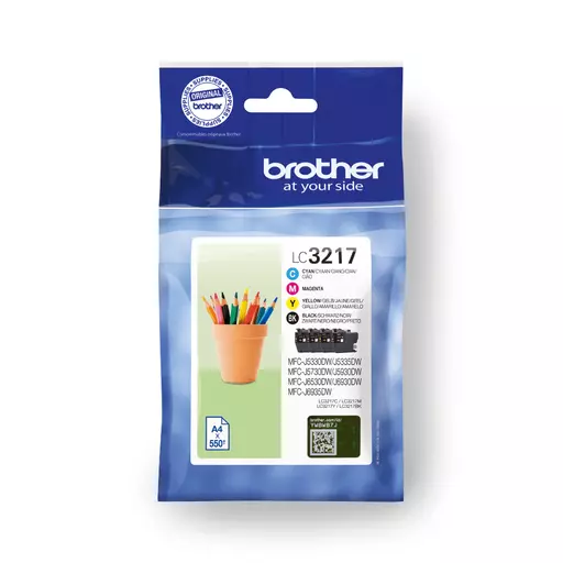 Brother LC3217VAL ink cartridge 4 pc(s) Original Black, Cyan, Magenta, Yellow