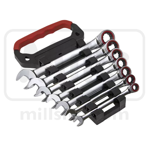 Ratcheting Metric Combination Spanner 7 PC Set