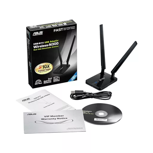 ASUS USB-N14 WLAN 300 Mbit/s