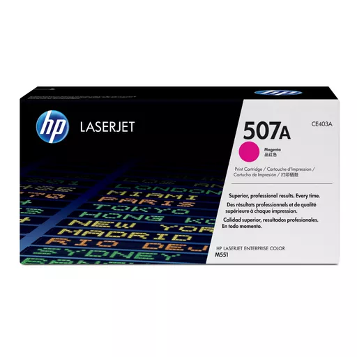 HP CE403A/507A Toner cartridge magenta, 6K pages ISO/IEC 19798 for HP LaserJet EP 500