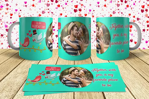 Personalised Romantic Valentine's Day Mug