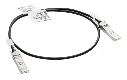 HPE Aruba Networking 10G SFP+ / SFP+ 1m InfiniBand/fibre optic cable SFP+ Black