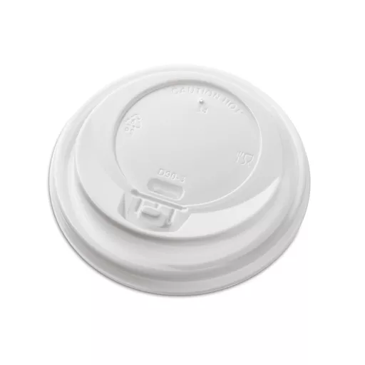 12/16OZ LIFT-LOCK PS DOMED LIDS WHITE - (1X1000)