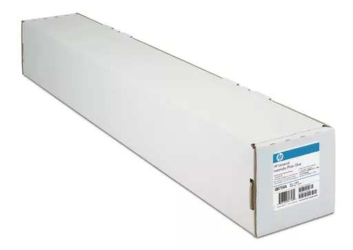 HP Universal Instant-dry Gloss -610 mm x 30.5 m (24 in x 100 ft) photo paper Brown, White