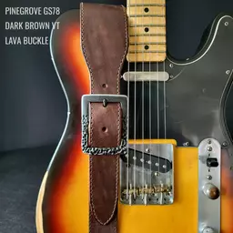 GS78 brown lava Pinegrove guitar strap ANNO.jpg