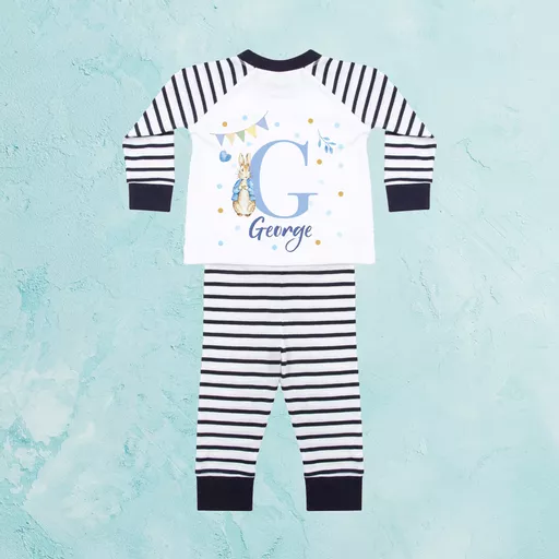 Personalised Peter Rabbit Style Pyjamas