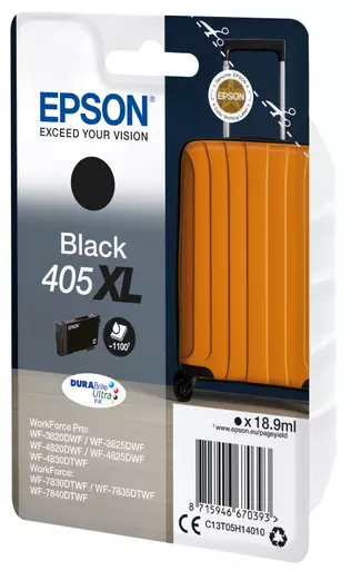 Epson C13T05H14010/405XL Ink cartridge black high-capacity, 1.1K pages 18,9ml for Epson WF-3820/7830