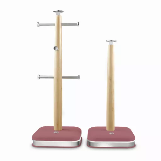 Nordic Towel Pole and Mug Tree Set