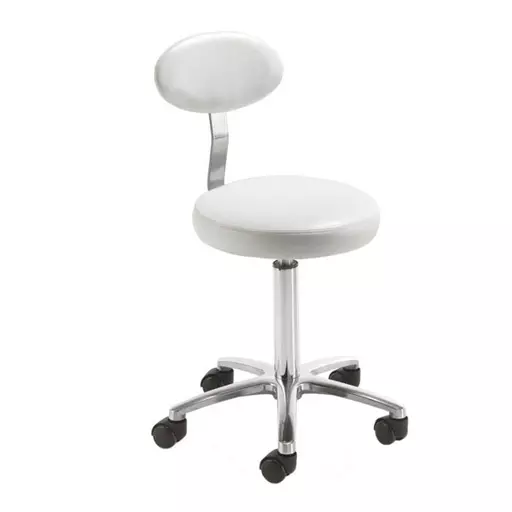 REM Cutting/Beauty Therapist Stool with Backrest