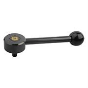 K0114 Tension Levers In Steel With Flat Handle Types Male Thread Size M6-M16